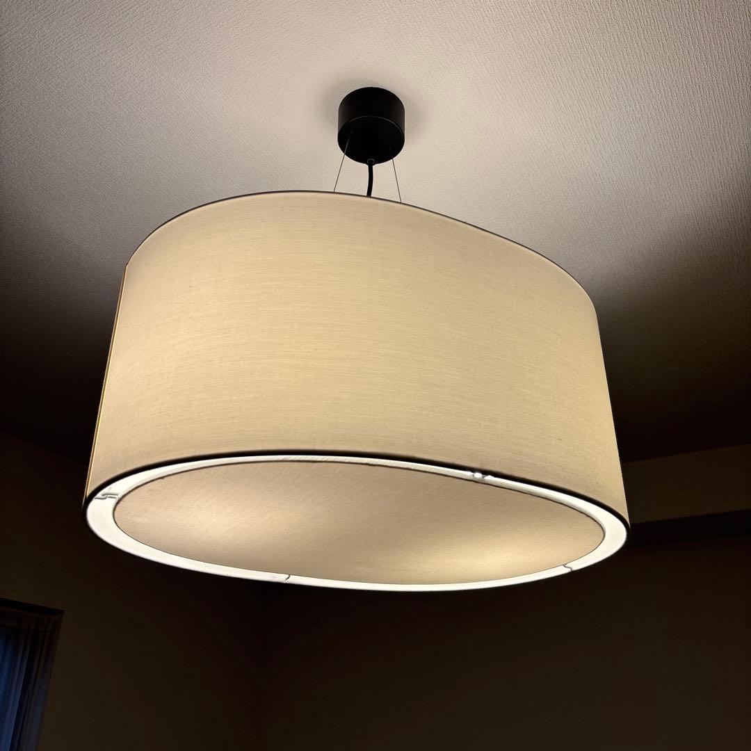 無印良品 廃盤 ペンダントライト 楕円 ホテル　照明　ラグジュアリー