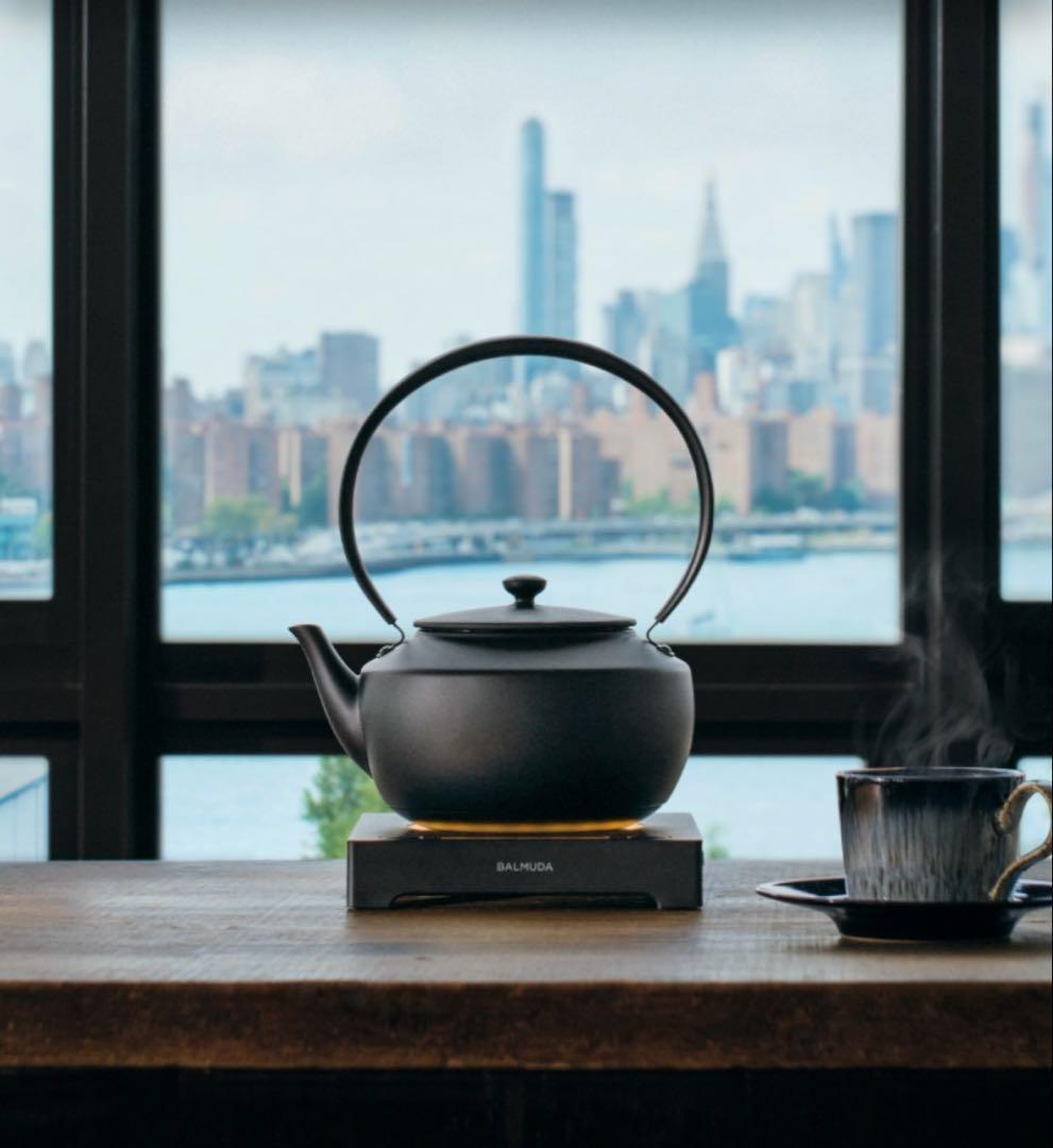 【新品未開封】BALMUDA MoonKettle ブラック 電気ケトル
