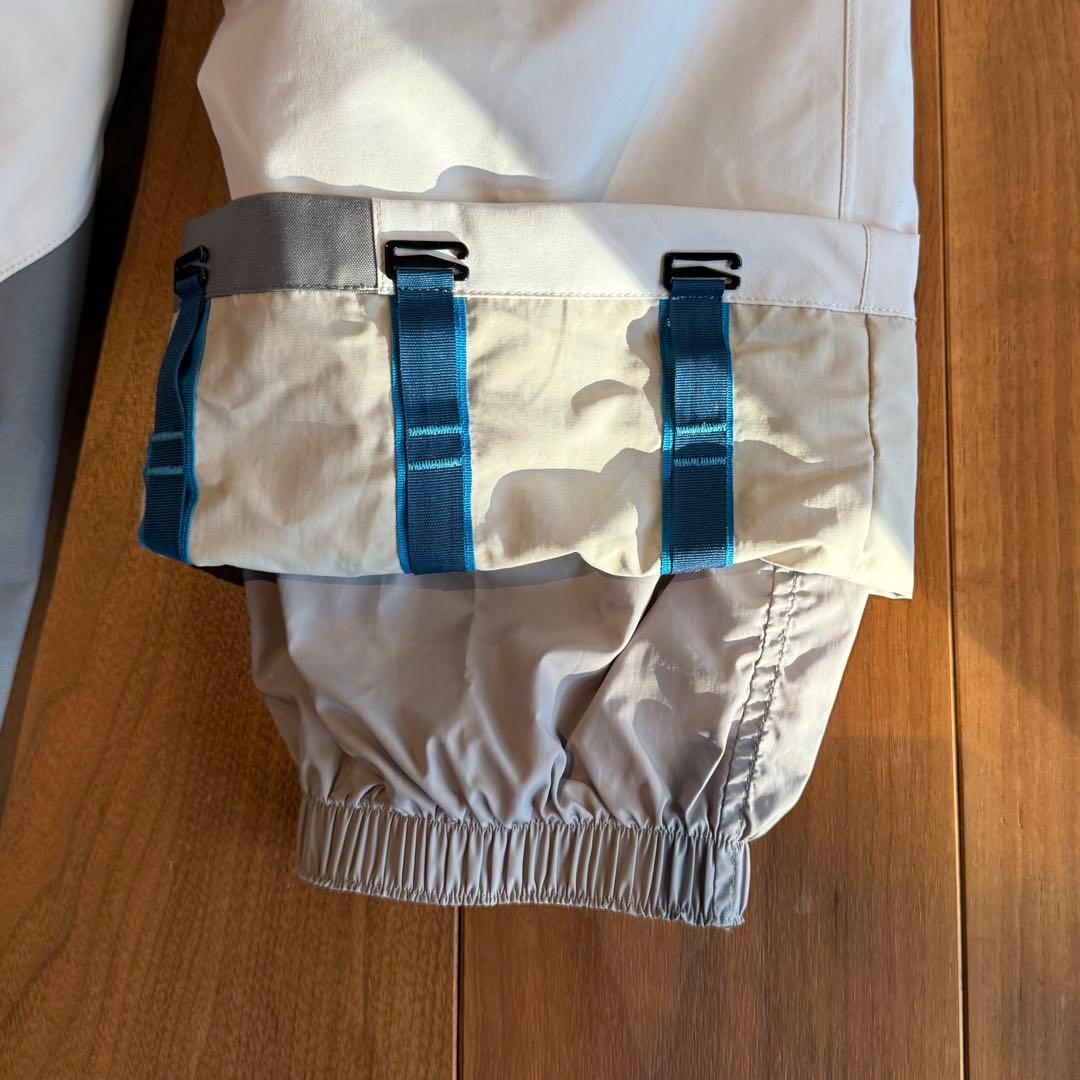 mont-bell 子ども用スキーウェア 140cm ブルー/白