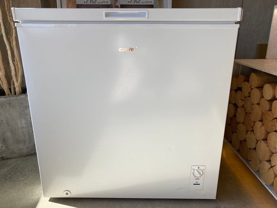 直接引き取り限定‼️ 2024年製COMFEE 198L 横型冷凍庫 ホワイト