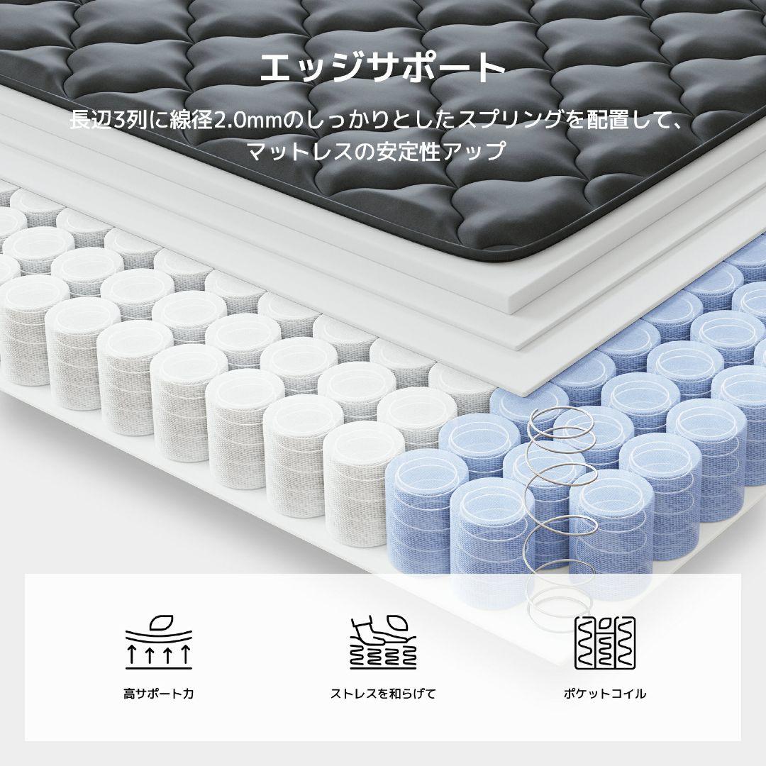 ✨️快眠をお助け✨️マットレス シングル 極厚20cm 硬さ180N 高反発