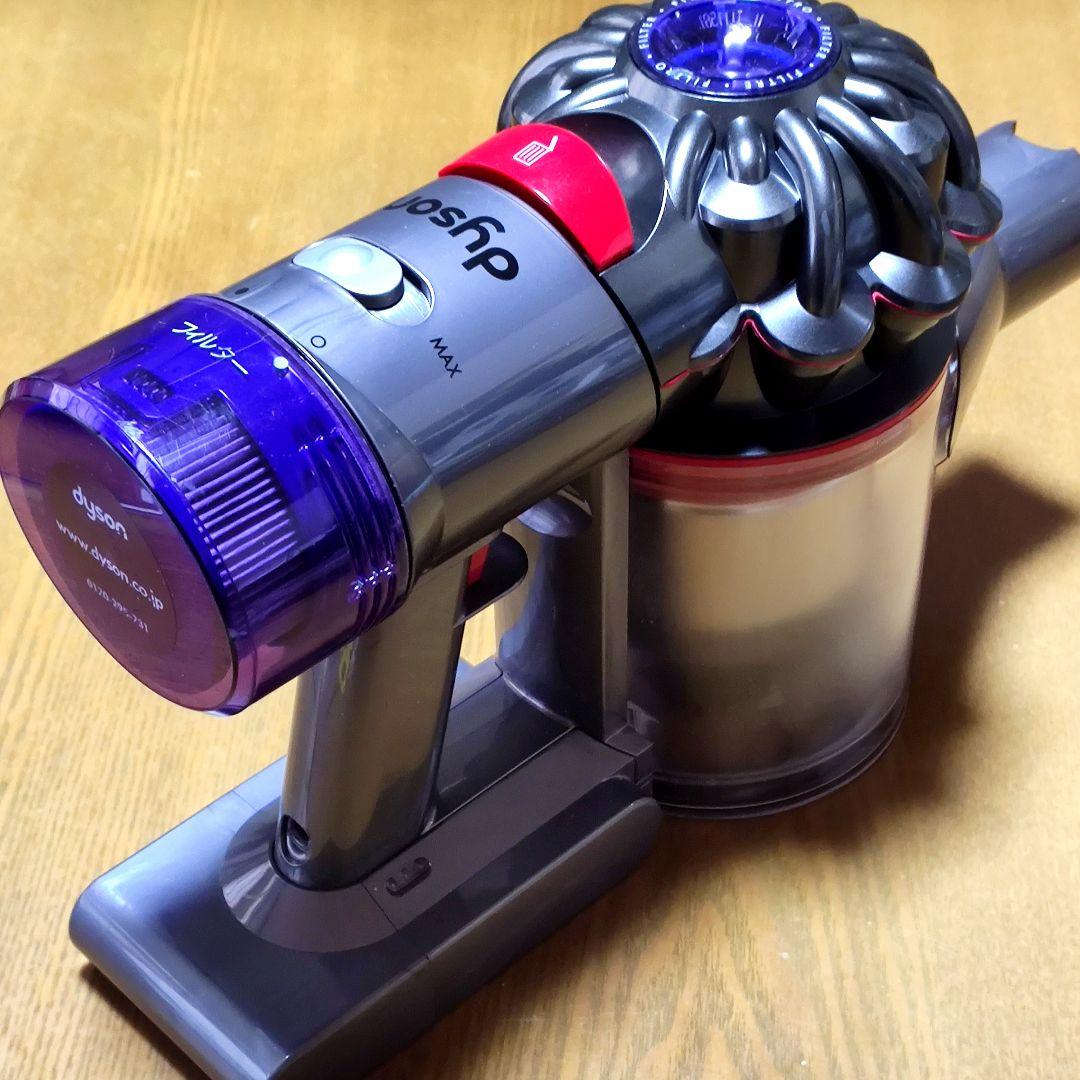 ダイソン V8 SV10 掃除機 分解清掃済み 動作品 純正バッテリー３つセット