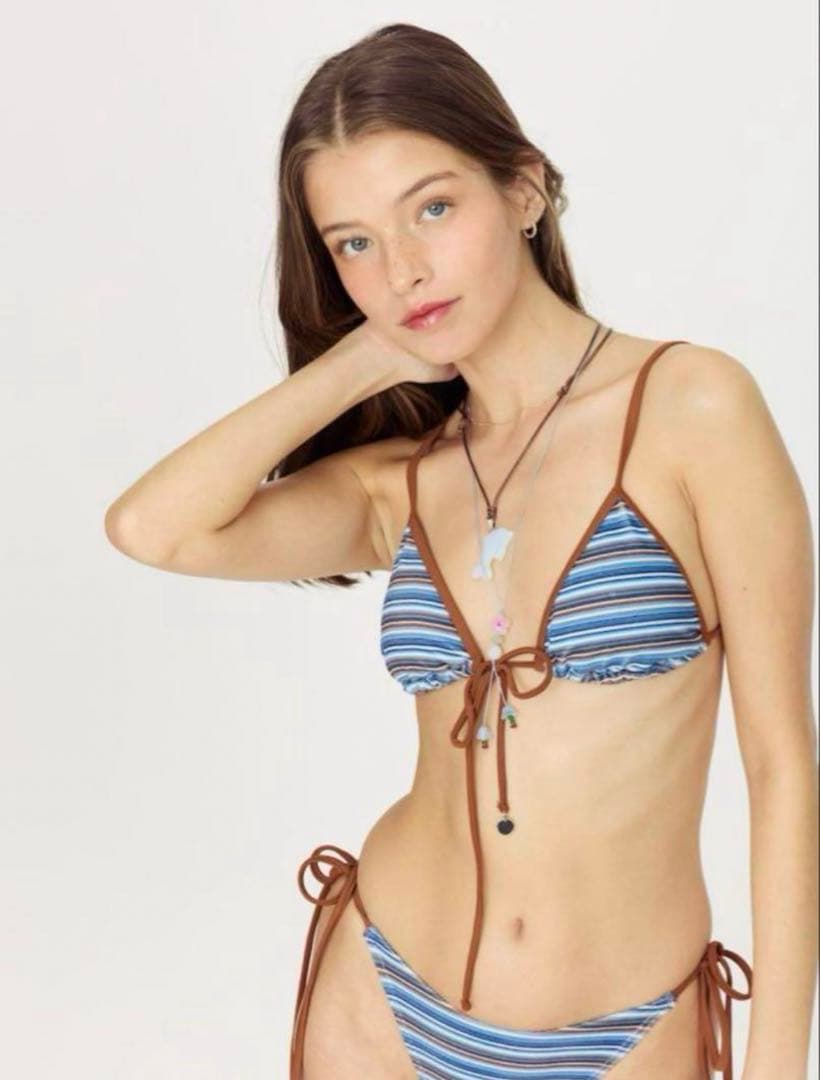 水着・ラッシュガード GLOWNY TRIANGLE BIKINI blueberry muffin