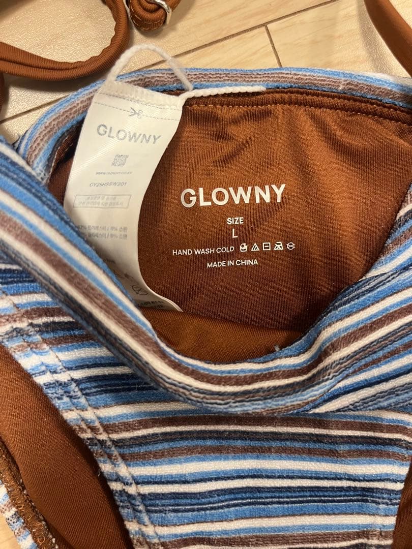 水着・ラッシュガード GLOWNY TRIANGLE BIKINI blueberry muffin