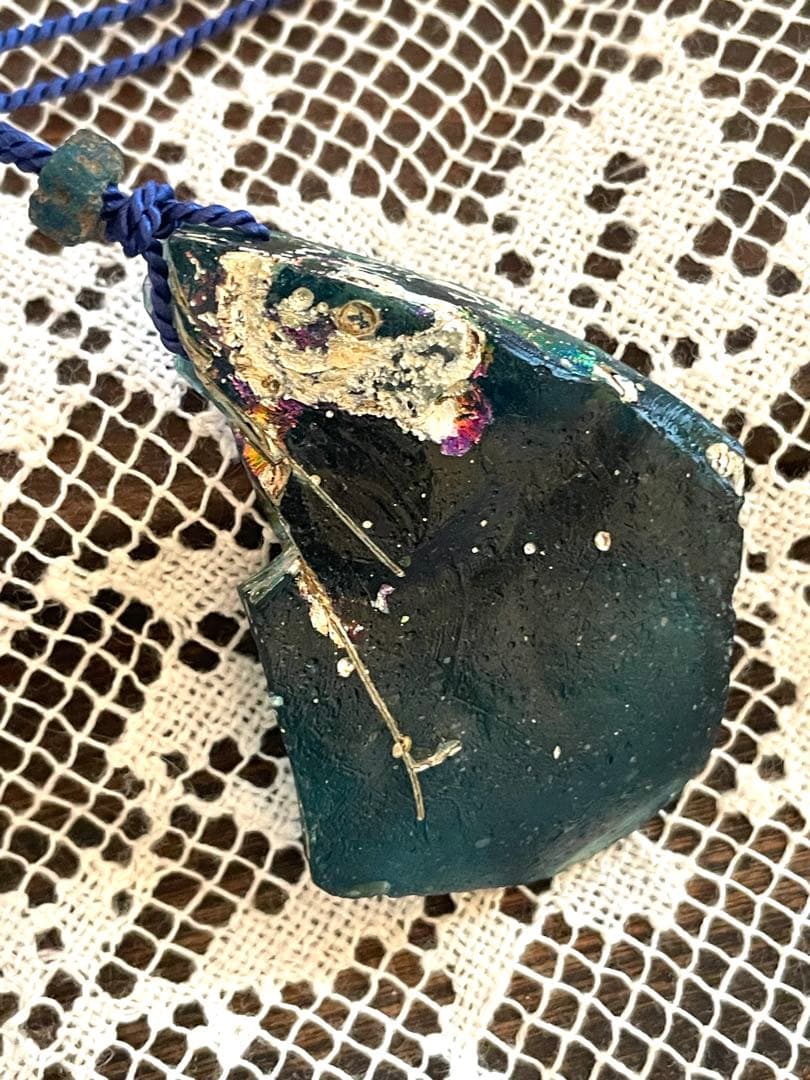 お取り置き中専用です♪ローマンガラスペンダント