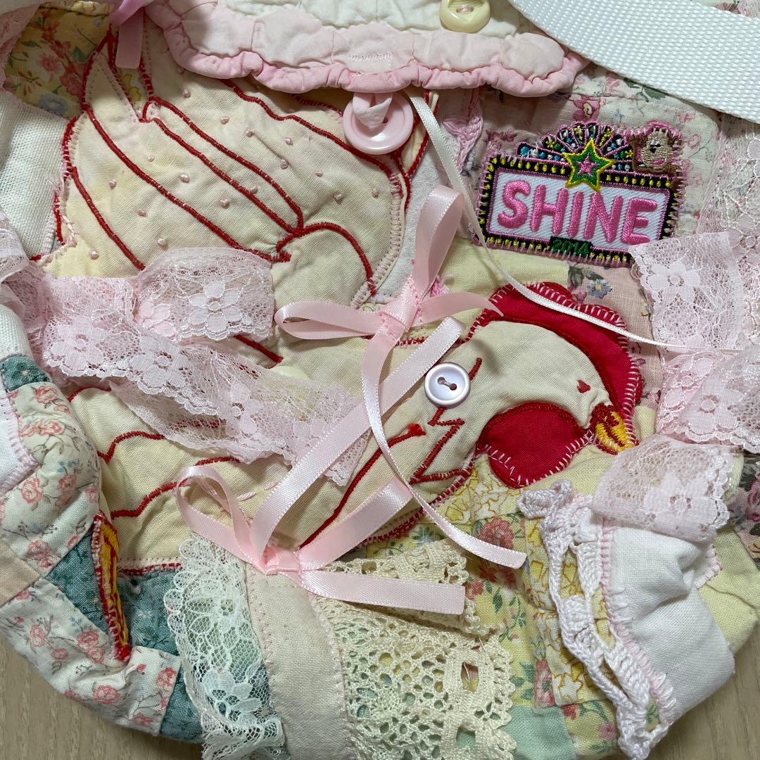 グニフニ♡にわとりさんのキルトショルダーバッグ