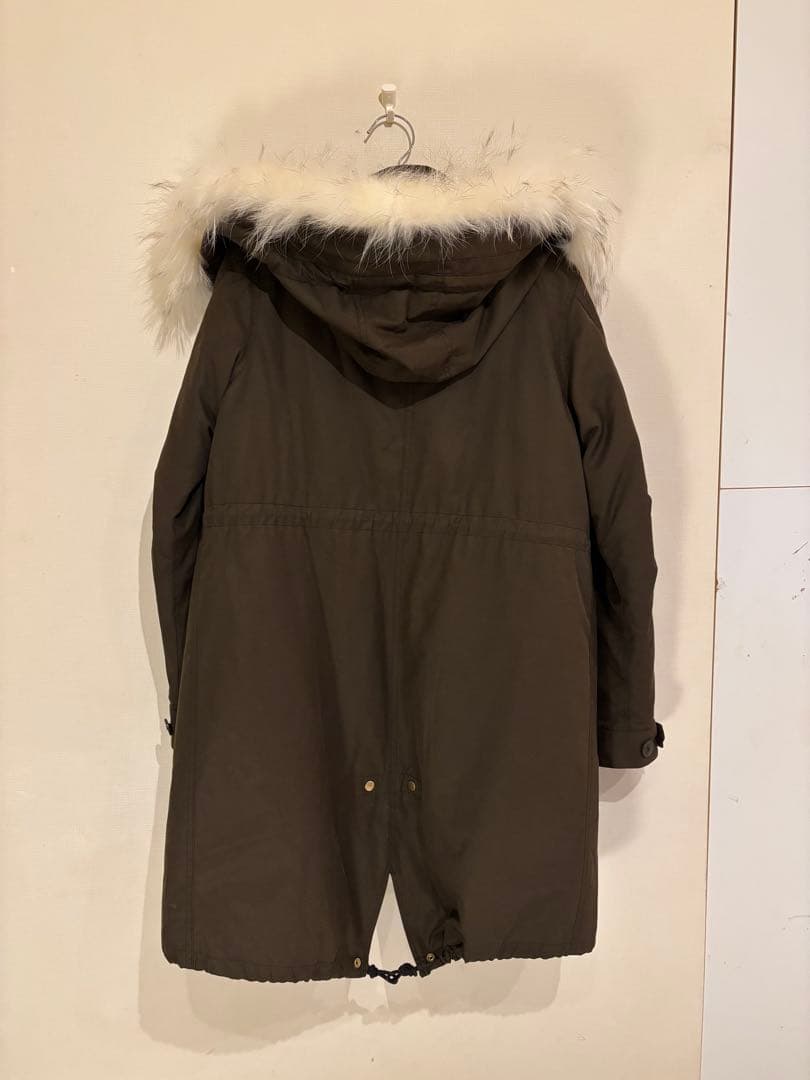 【極美品】イエナ　IENA モッズコート　38サイズ　カーキ　ラクーンファー