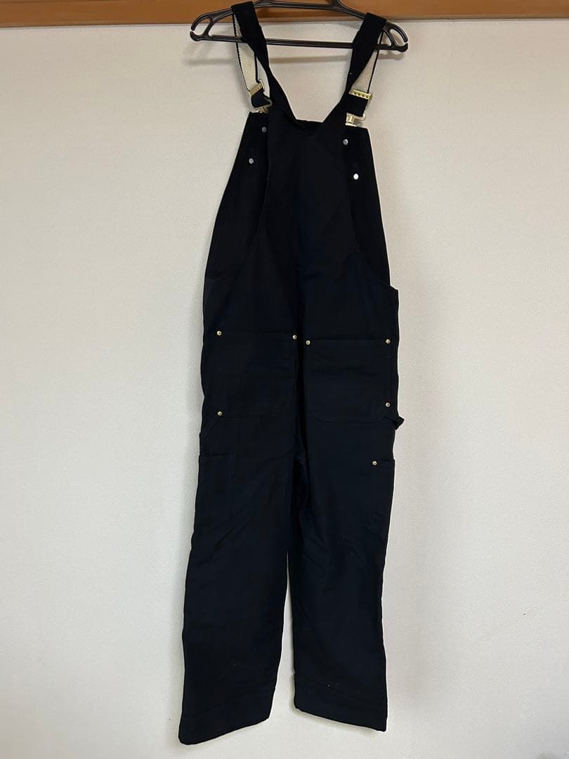Carhartt ダック オーバーオール ブラック