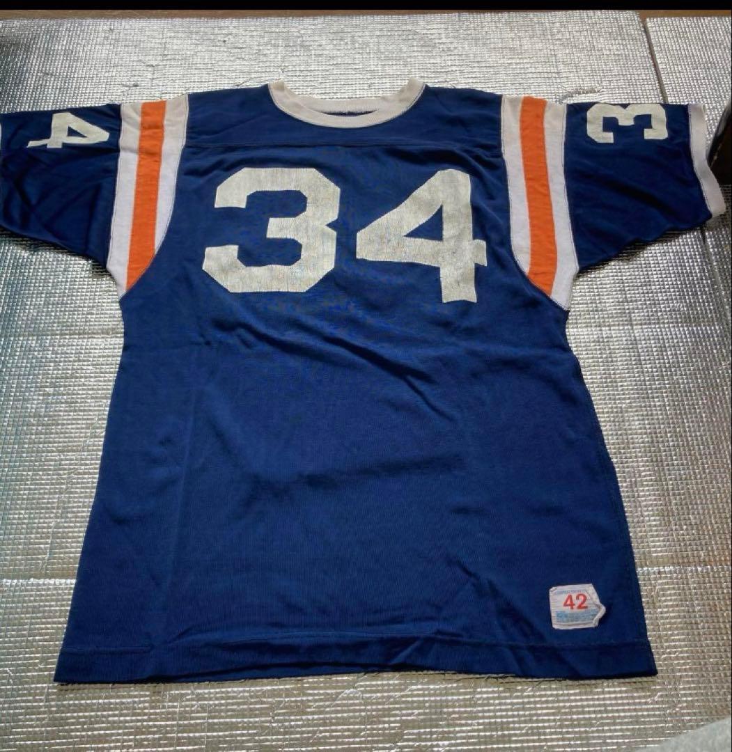 champion フットボールT プロダクツタグ　60s 70s タタキタグ