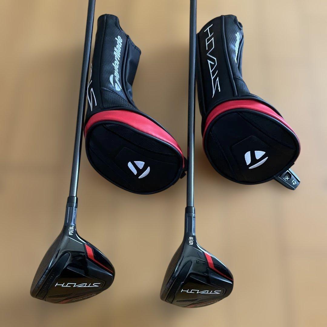 【美品】テーラーメイドSTEALTH FW3番5番　TM50 SR