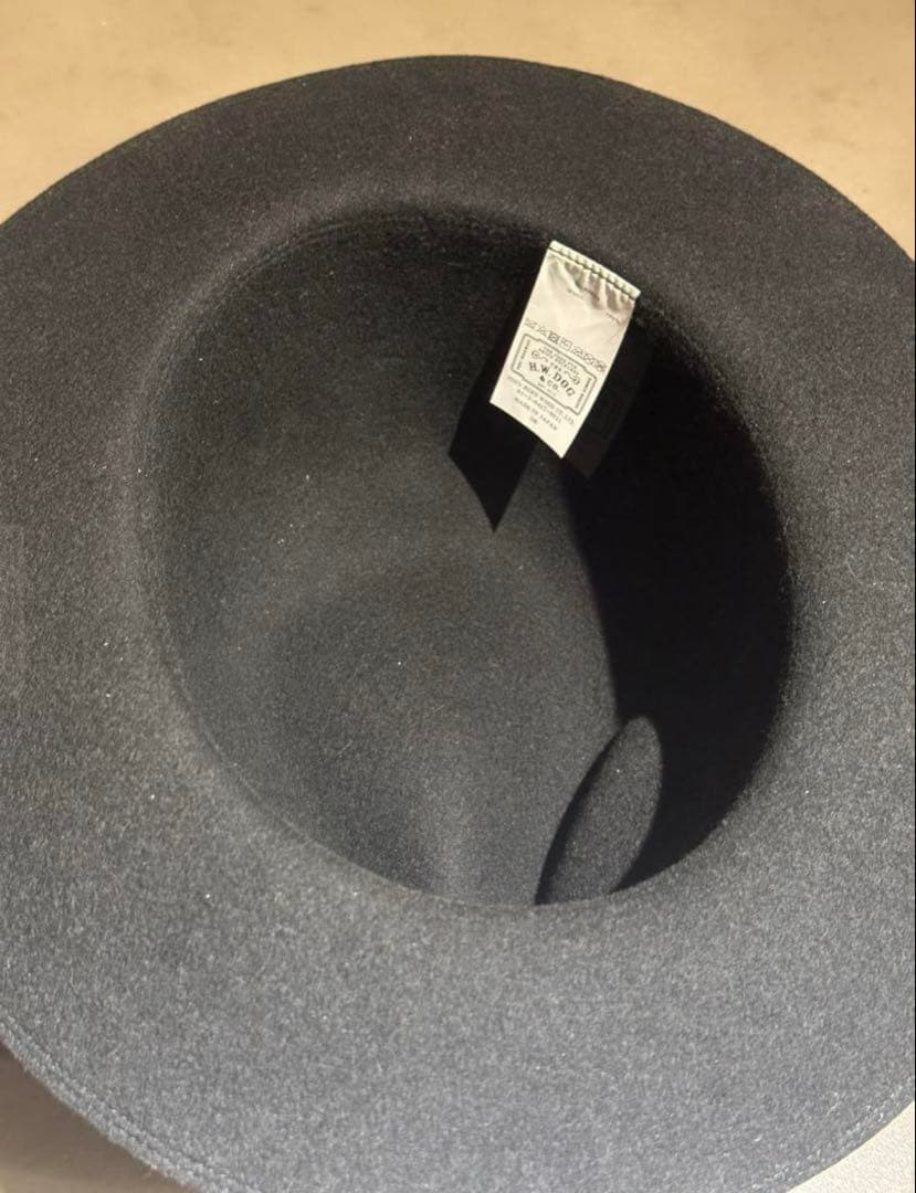 THE H.W. DOG & Co. トラベラーズハット ウールハット ブラック