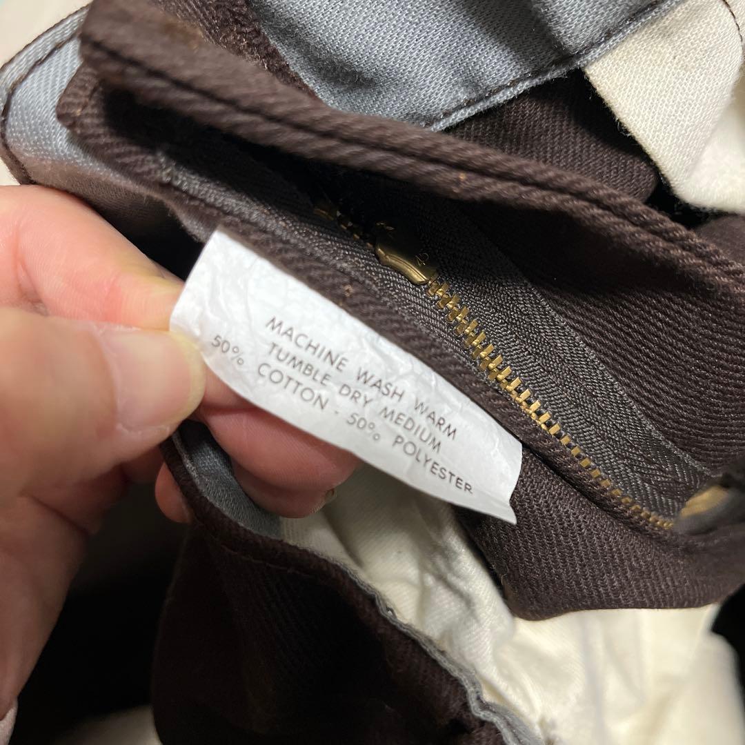 70s BEN DAVIS ベンデイビス　フリスコパンツ　ブラウン　茶　M