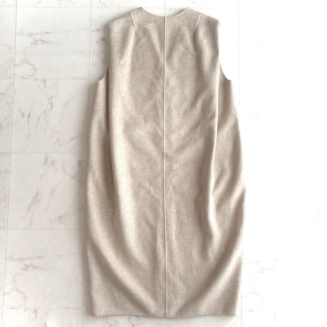 美品✨LOHEN バックタックロングリバージレ ベージュ