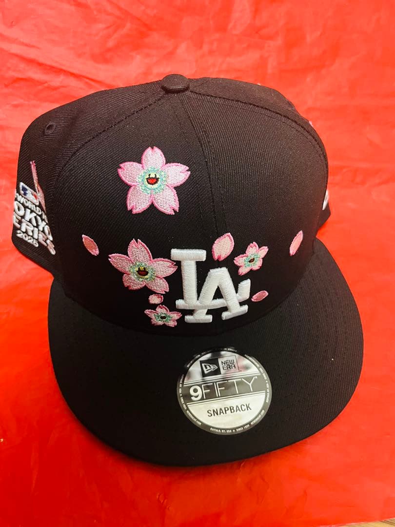 村上隆 TM/KK ドジャース キャップ 9FIFTY スナップバック 黒