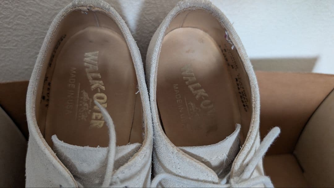 WALKOVER ホワイトバックス US8 USA製 アイビー・トラッド定番