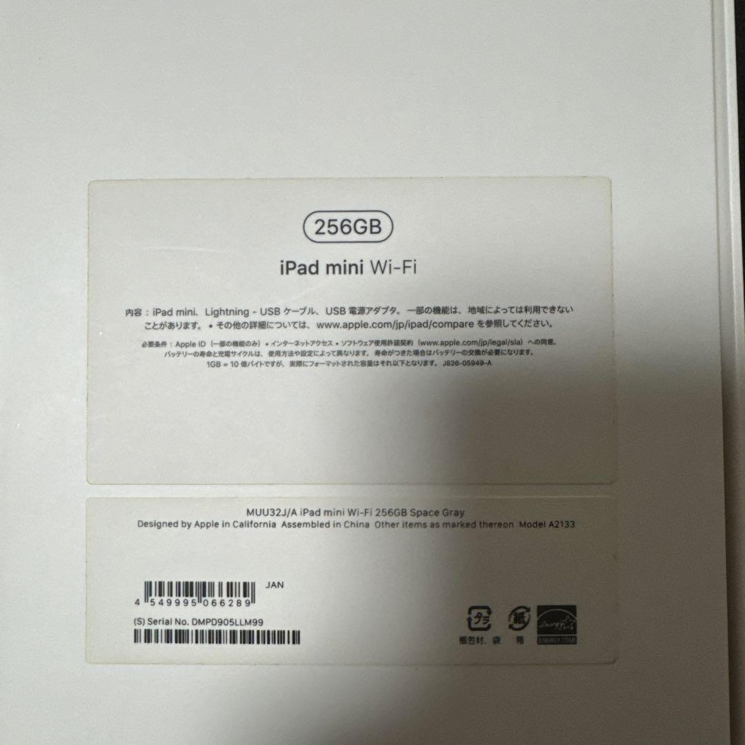 iPad mini5本体 スペースグレー Apple Pencil付き
