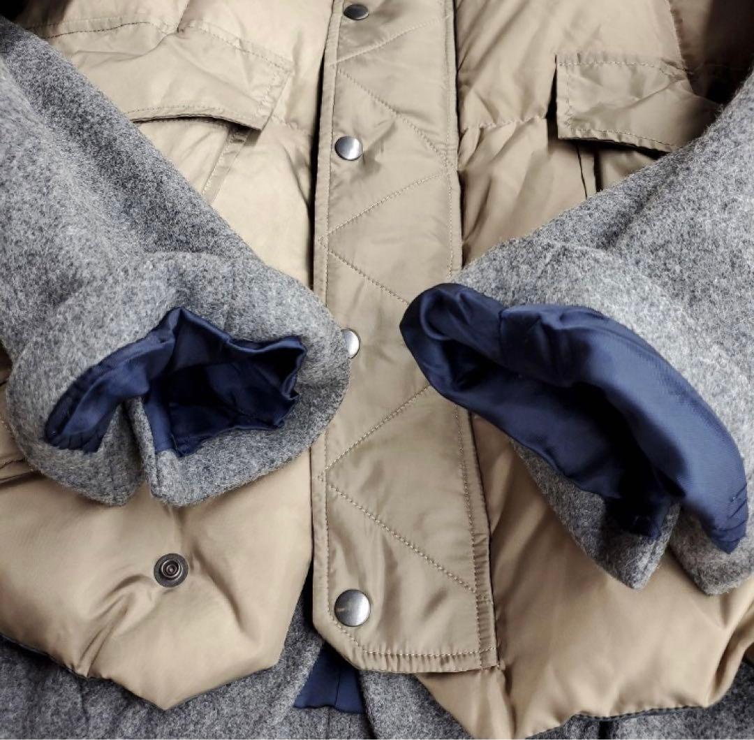 kolor BEACON　15AW ダウンベストドッキングジャケット