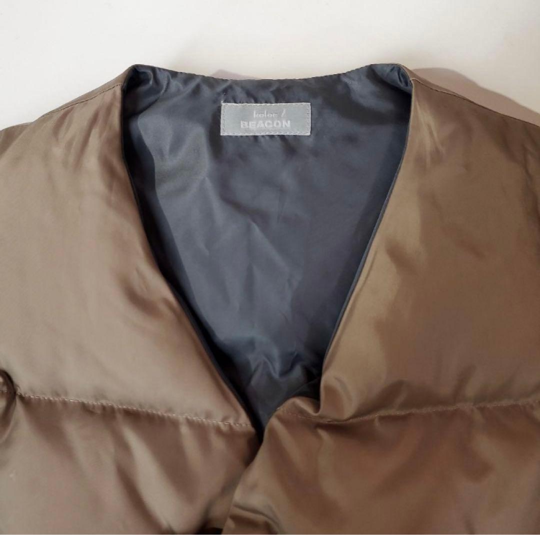 kolor BEACON　15AW ダウンベストドッキングジャケット