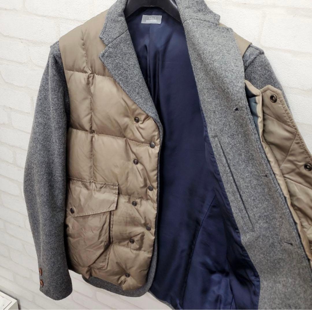 kolor BEACON　15AW ダウンベストドッキングジャケット