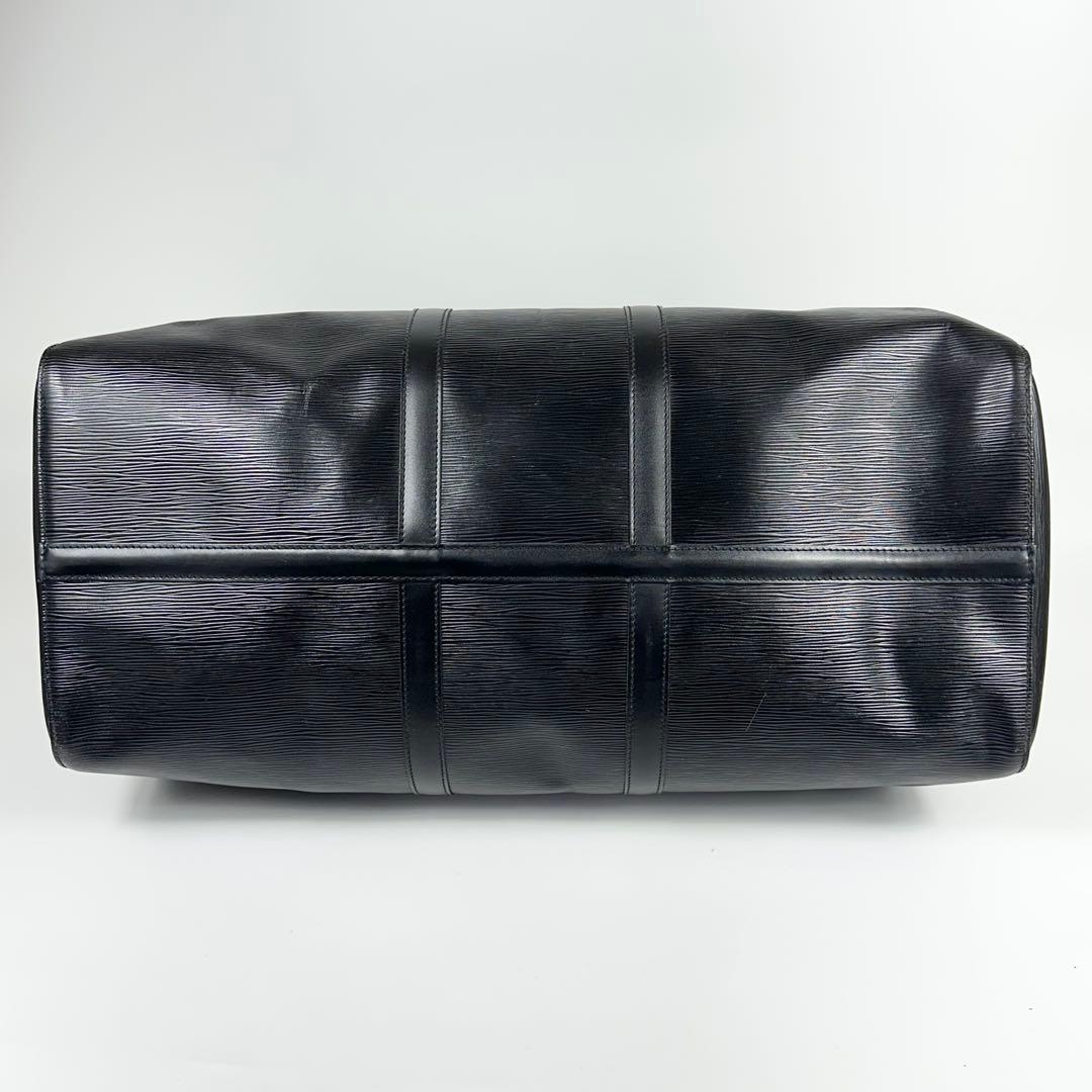 LOUIS VUITTON エピ キーポル55 ボストンバッグ 黒 保存袋