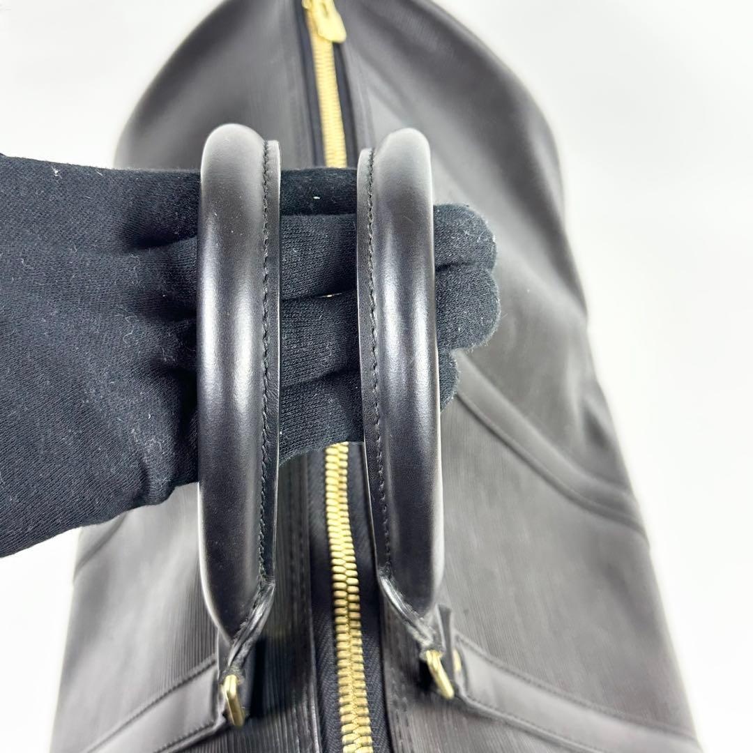 LOUIS VUITTON エピ キーポル55 ボストンバッグ 黒 保存袋
