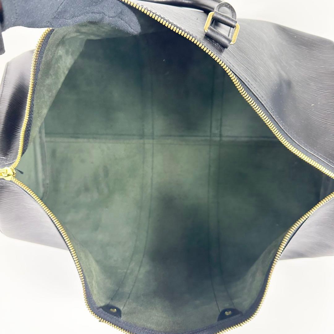 LOUIS VUITTON エピ キーポル55 ボストンバッグ 黒 保存袋