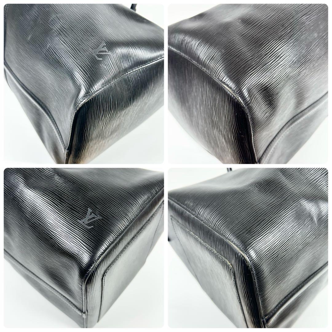 LOUIS VUITTON エピ キーポル55 ボストンバッグ 黒 保存袋