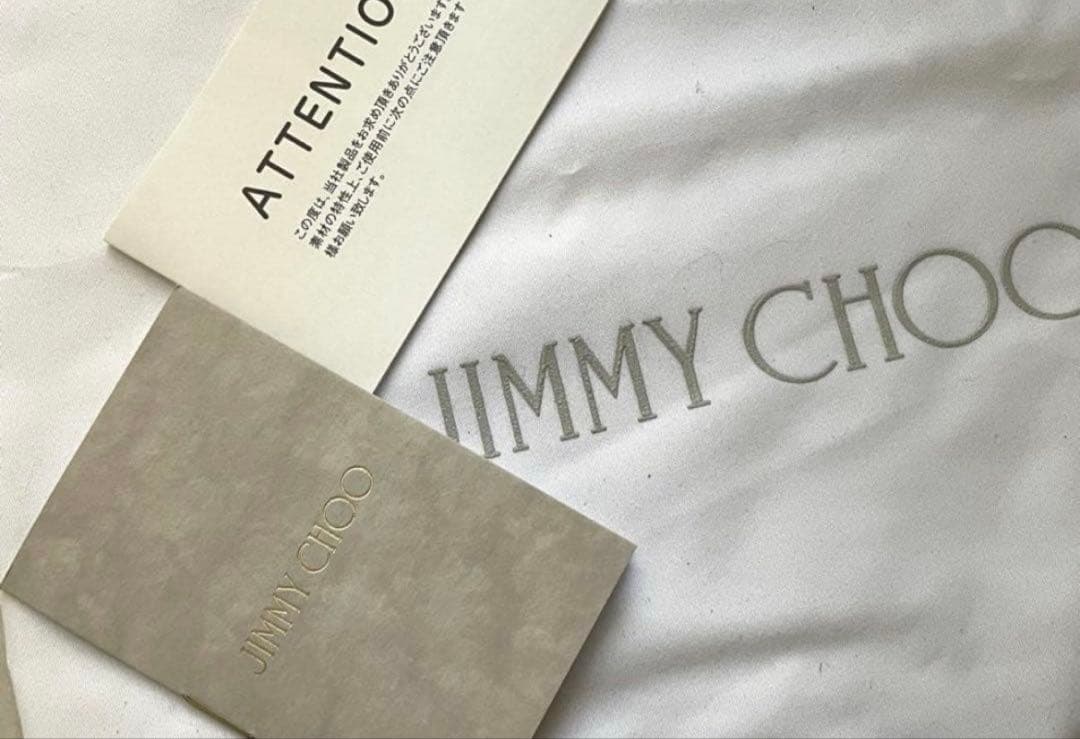 JIMMY CHOO ピンク フラットシューズ