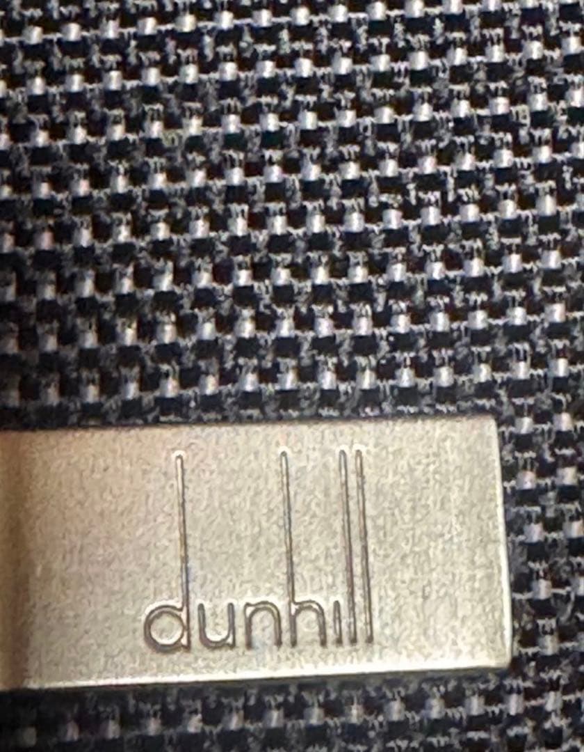 ダンヒル Dunhill ショルダーバッグ 斜め掛け キャンバス　ブラック系