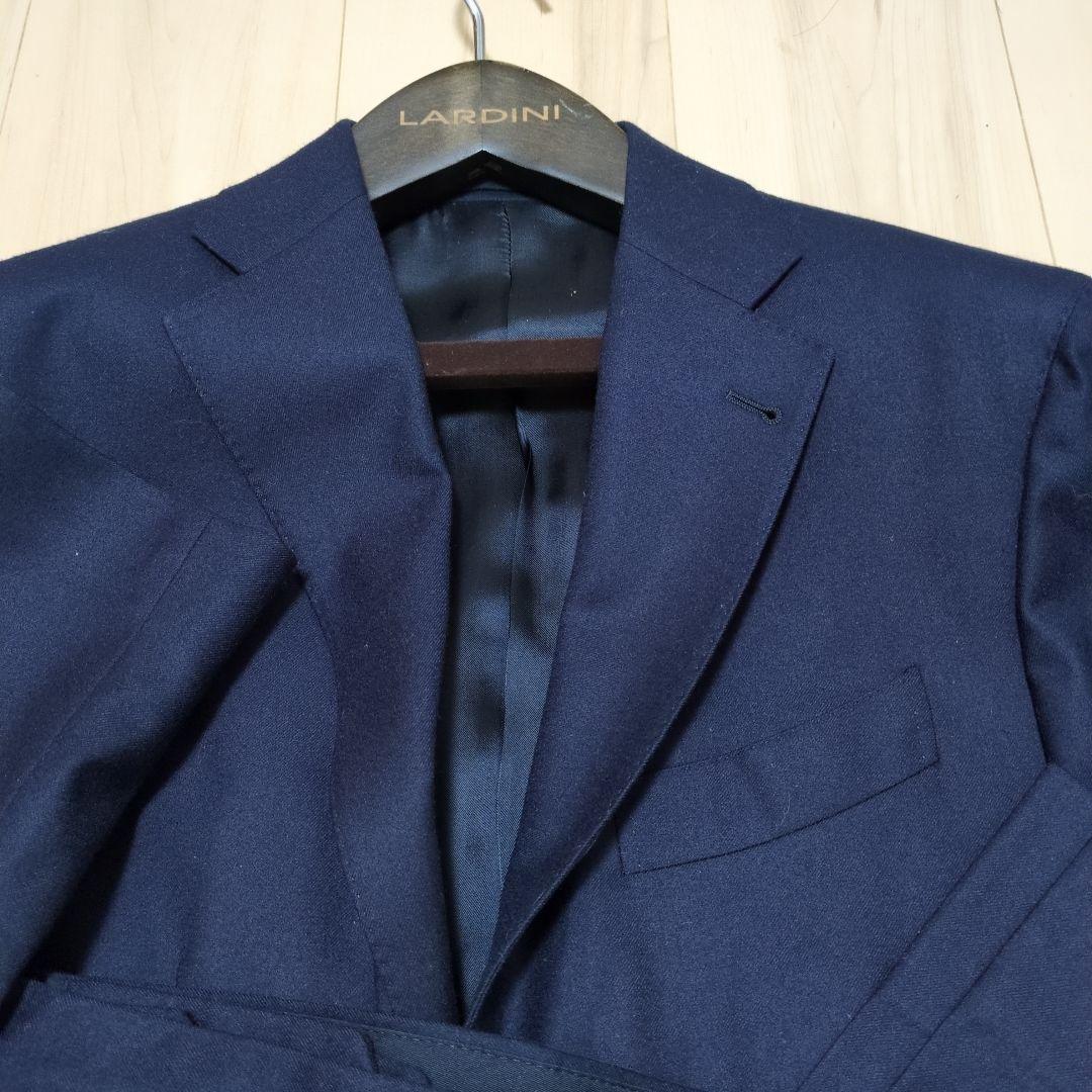 LARDINI ネイビー ビジネススーツ