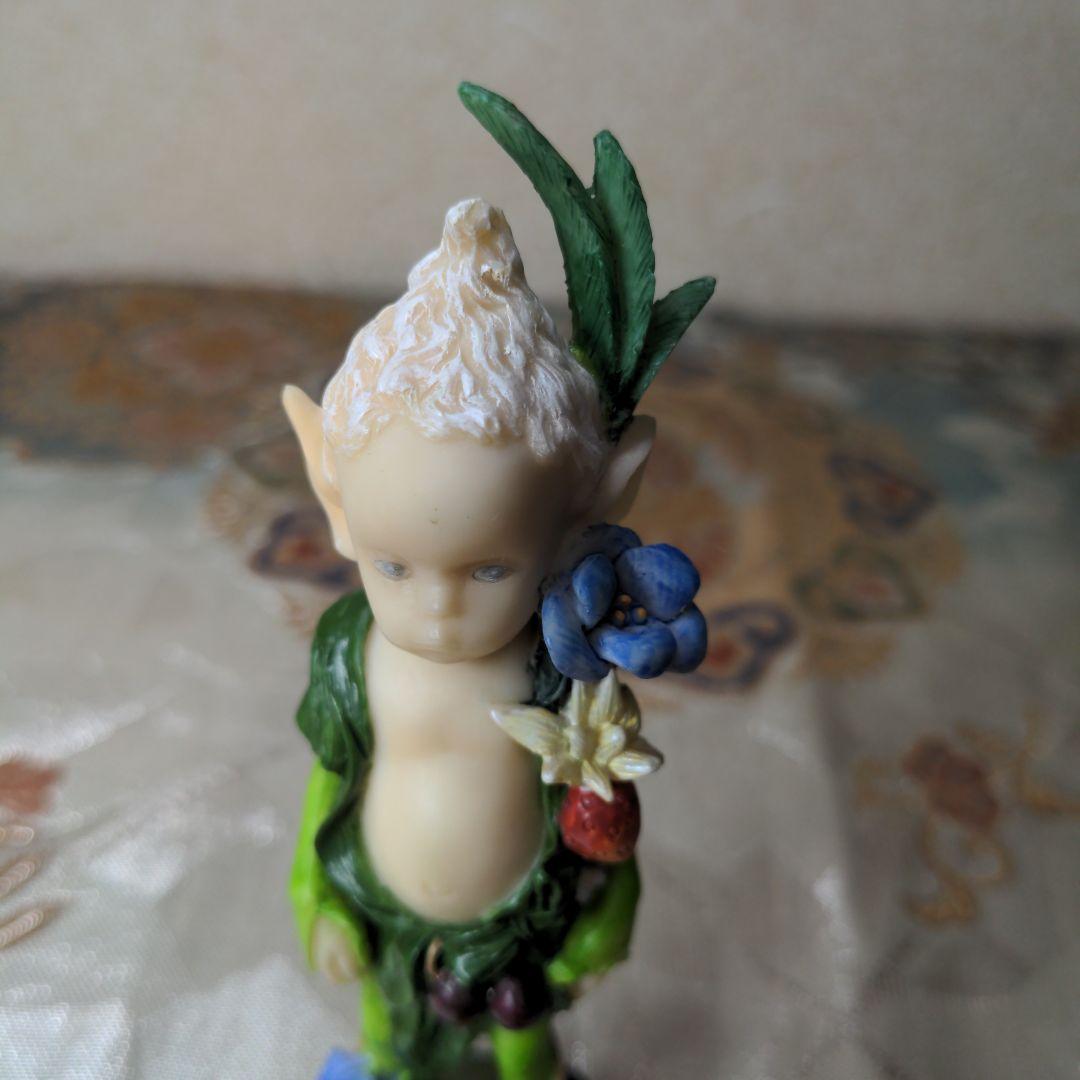 ◆希少◆ 与勇輝 ニングル フィギュリン 彩鳳堂 森の妖精 レプリカ 置物 人形