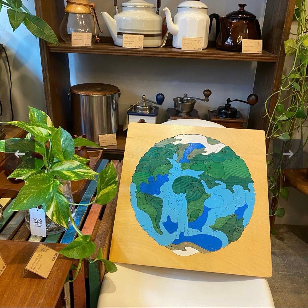 E LUCK PUZZLEジョージ・ラックパズル地図パズル地球アニマル