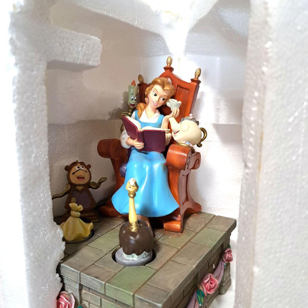 【美品】ディズニー 　美女と野獣オルゴール　アンティーク
