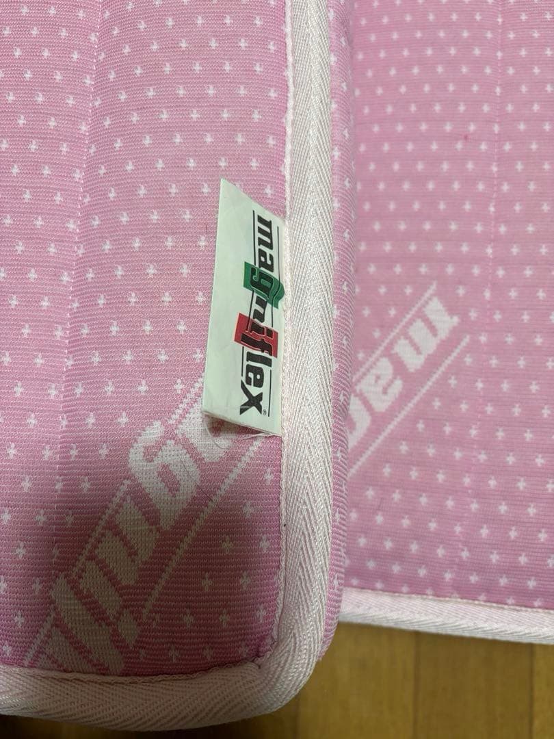 magniflex イタリアンスーパーふとん シングル マットレス ピンク