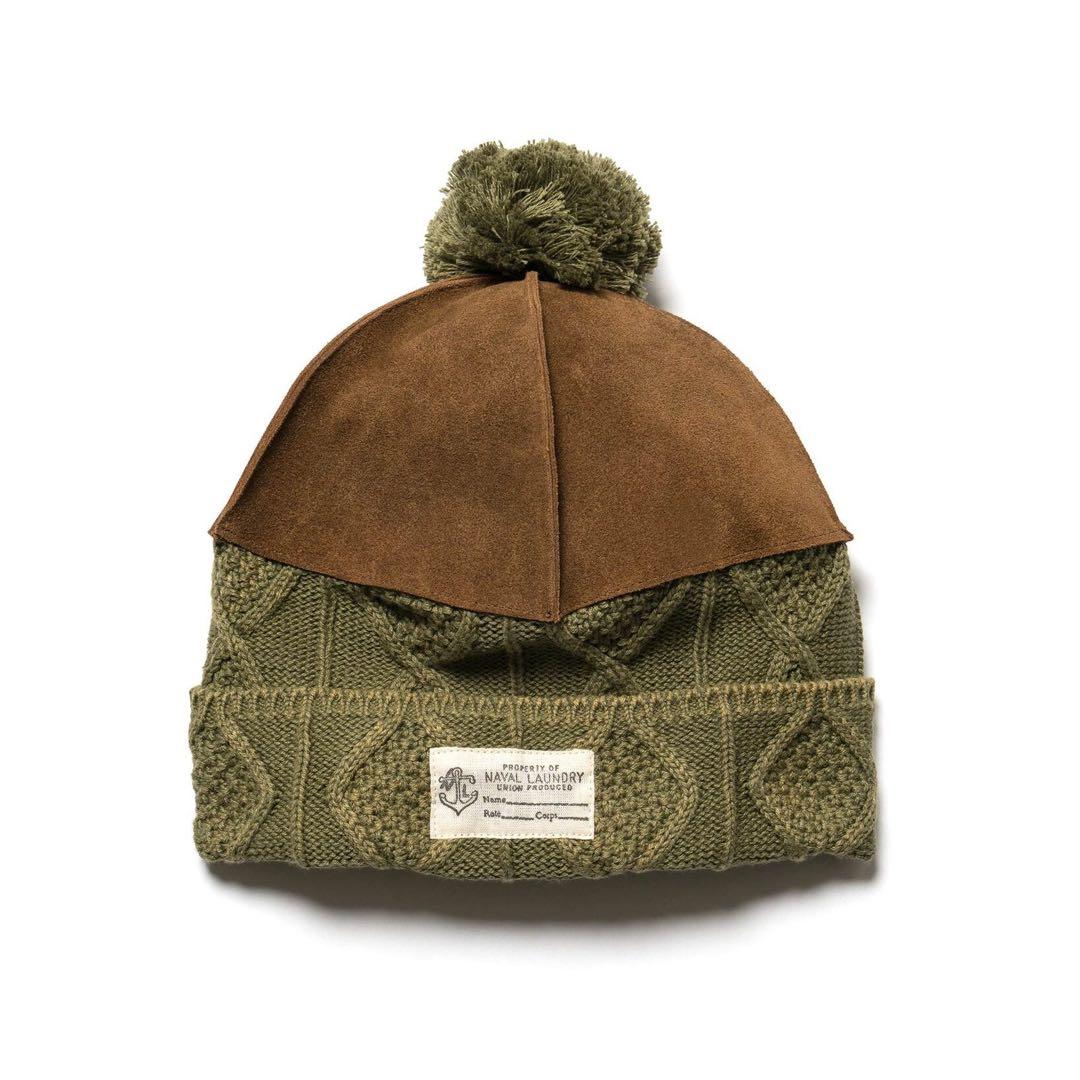 【希少】Kapital 5G Himalayan Cap ニット レザー