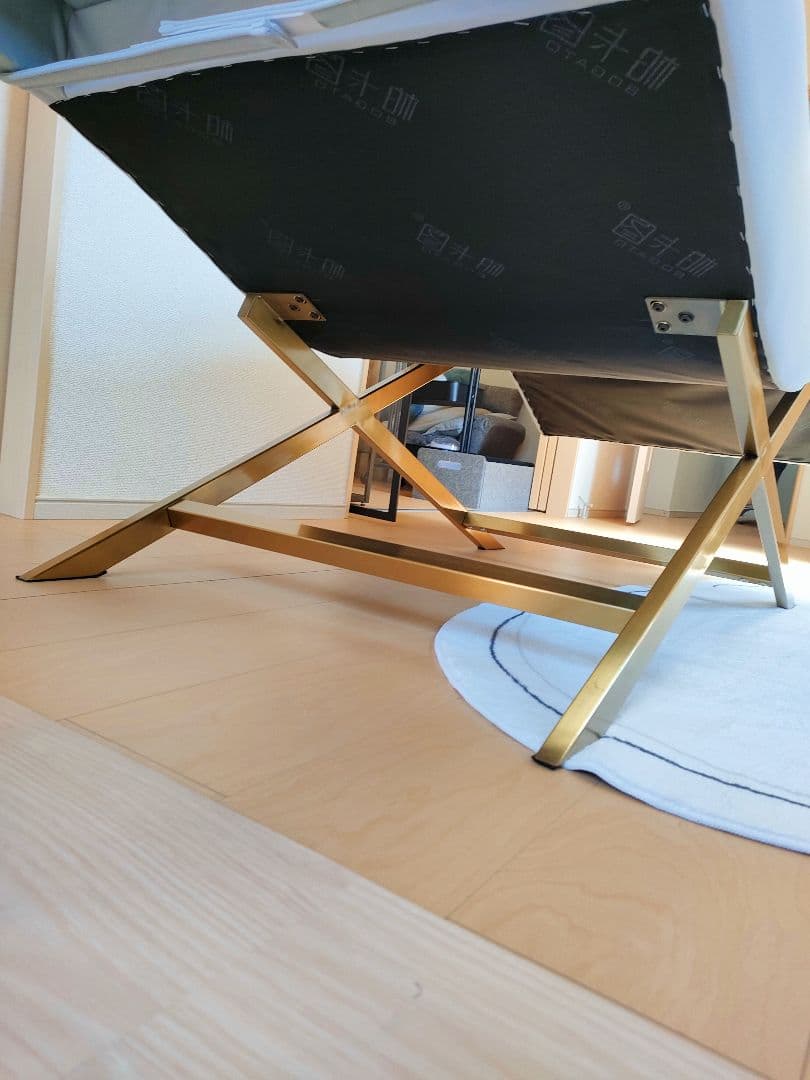 サロンベッド ライトグレー ファブリック