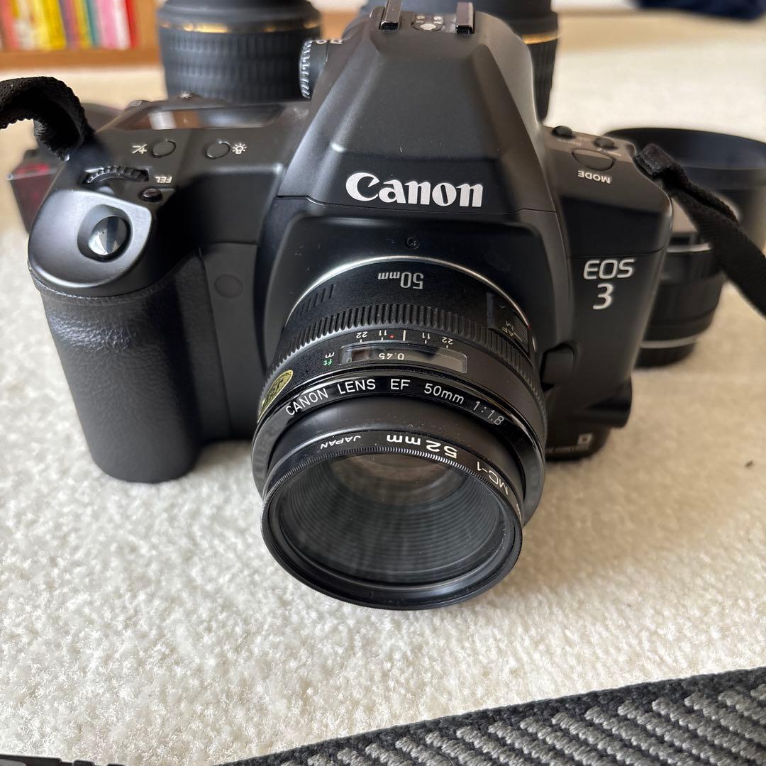 【値引き交渉不可】Canon EOS 3 フィルムカメラ レンズ　付属品セット