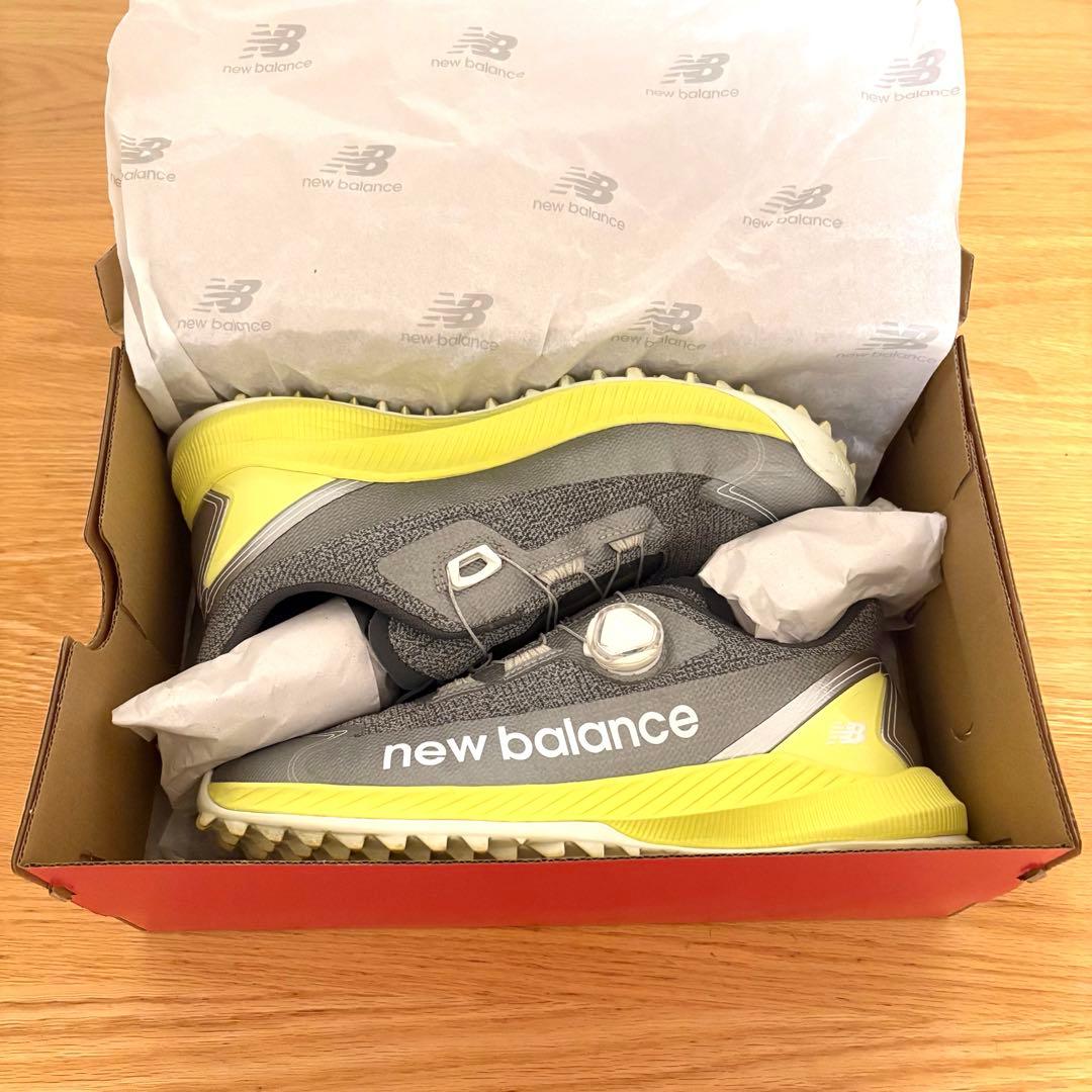 【美品】ニューバランス ゴルフシューズ BOA 26.5cm MGS1001G