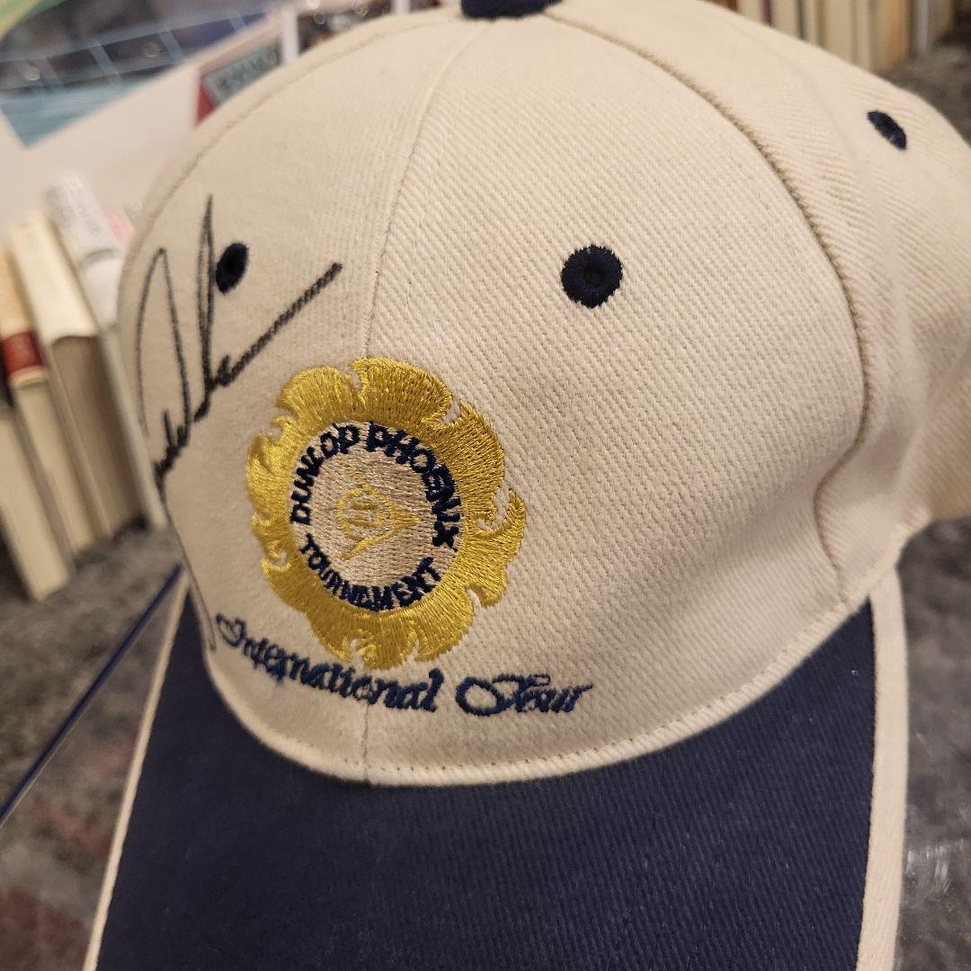 イーグル　タイガーウッズ直筆サインキャップ