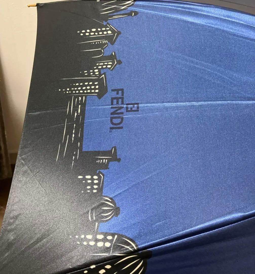 【美品】フェンディ　長傘　イタリア夜景柄