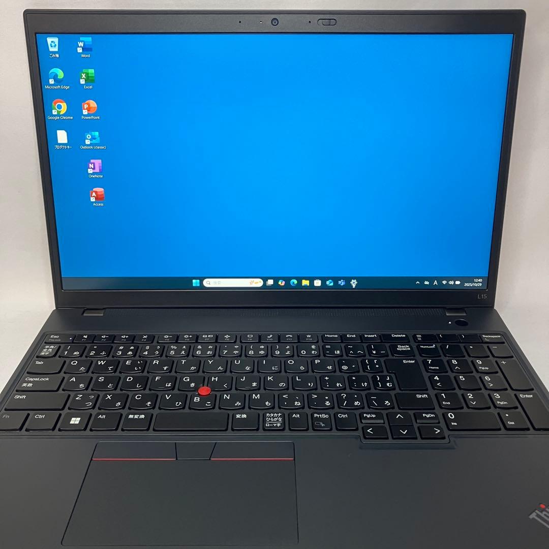 極美品 ThinkPad L15 Gen3 第12世代 i5 8GB 256GB