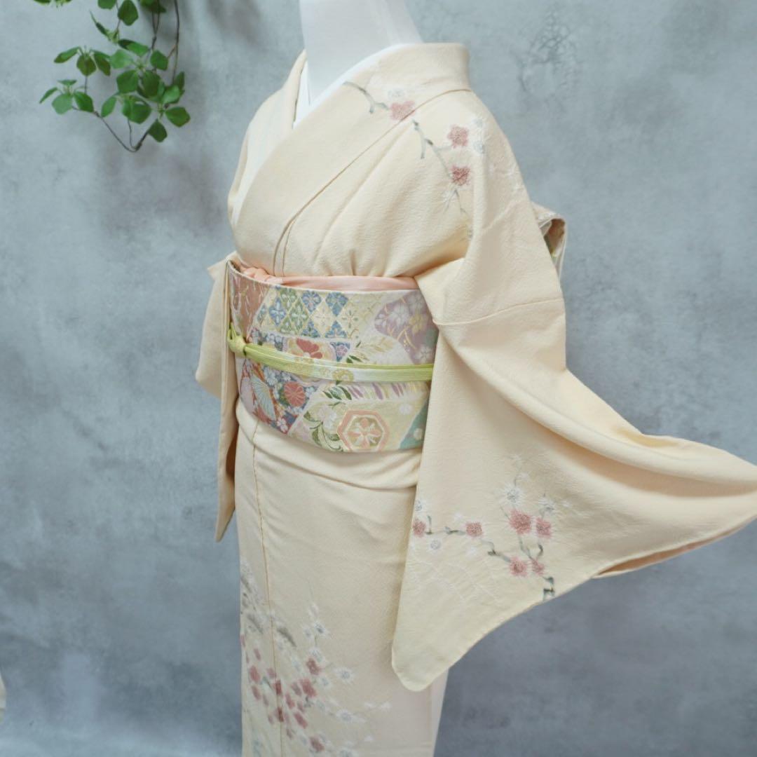 るんじゅ⭐︎訪問着フルセット　滝泰　正絹263 お宮参り