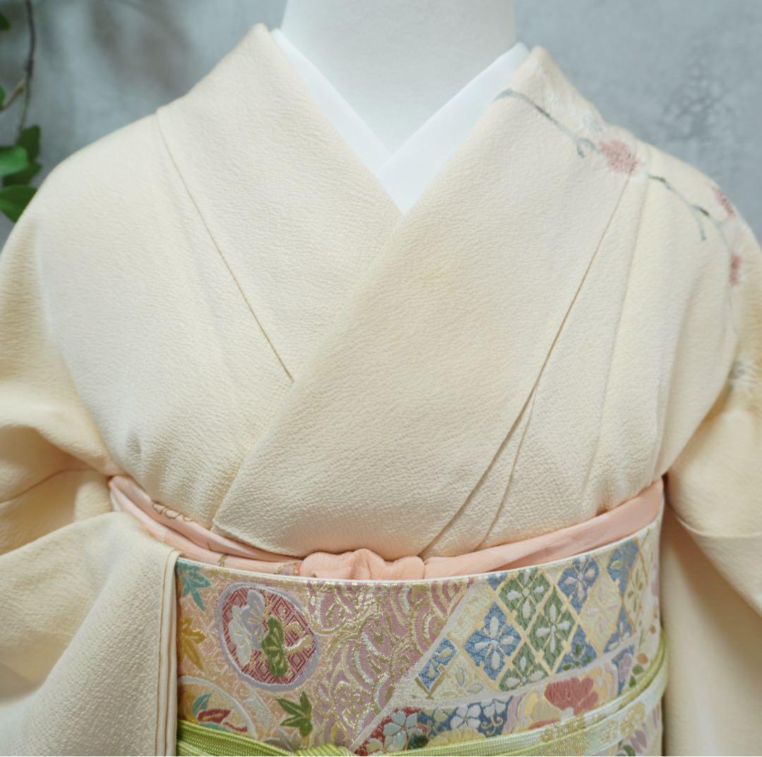 るんじゅ⭐︎訪問着フルセット　滝泰　正絹263 お宮参り