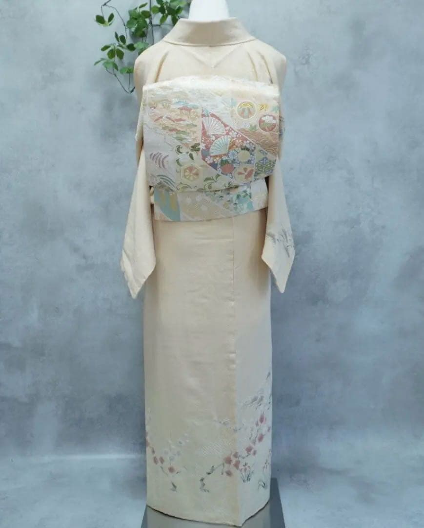 るんじゅ⭐︎訪問着フルセット　滝泰　正絹263 お宮参り