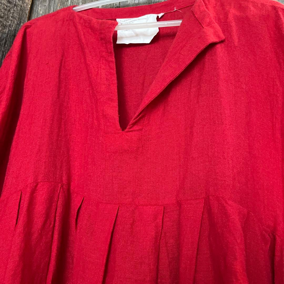 ヴェリテクール☆VC1671LMウール混スキッパーワンピース