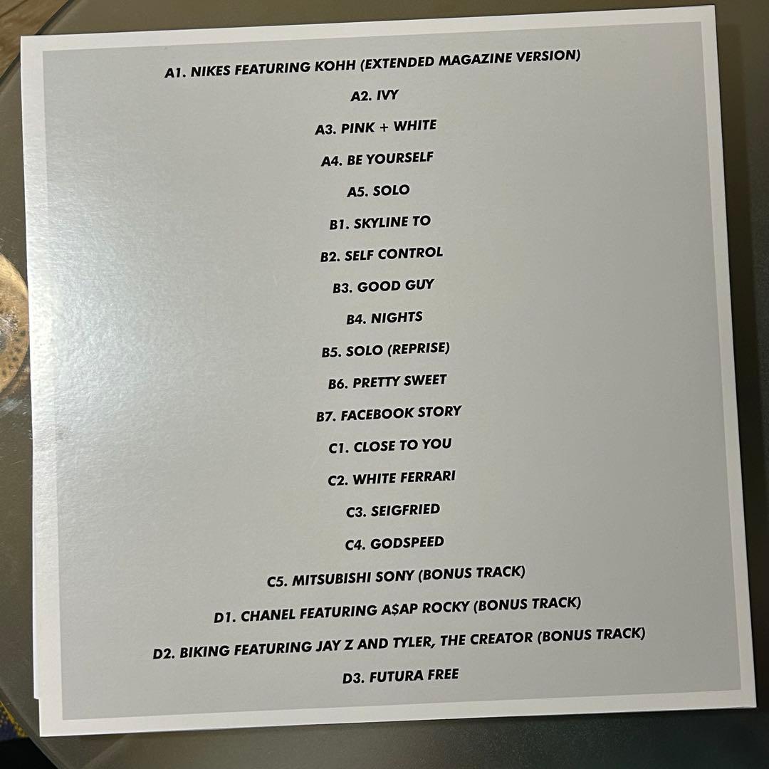 Frank Ocean blond LP レコード　フランクオーシャン