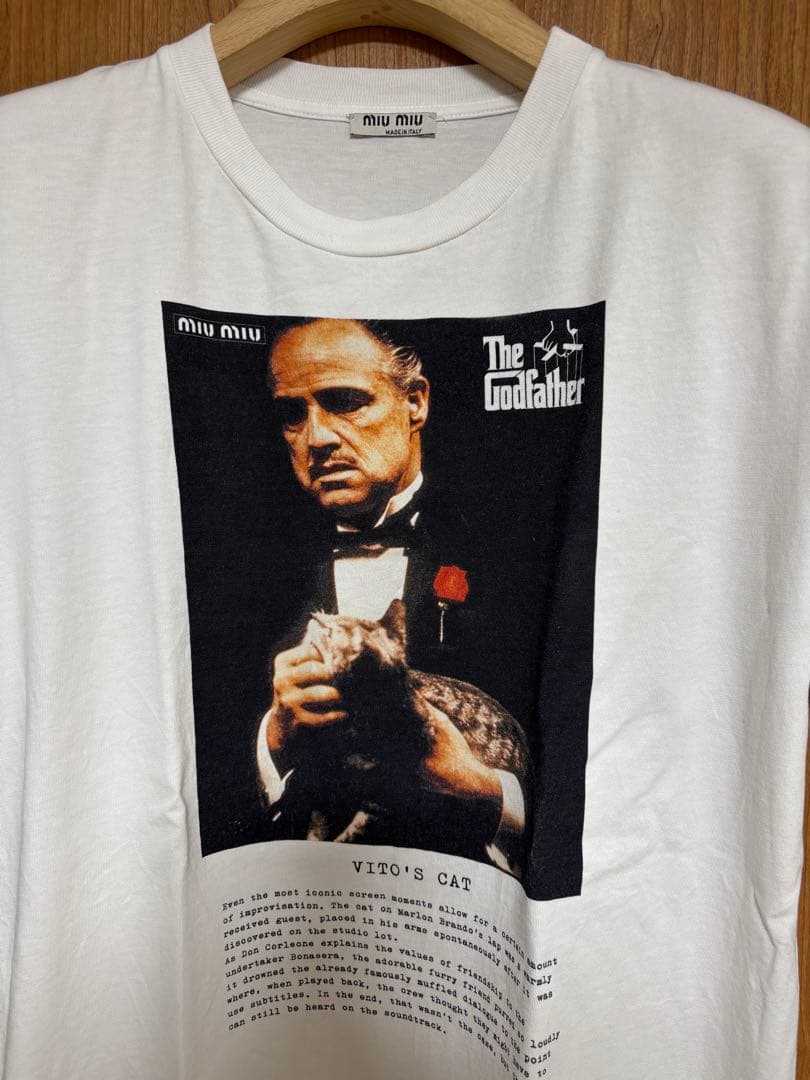ソ*ラ様 miu miu The Godfather Tシャツ S