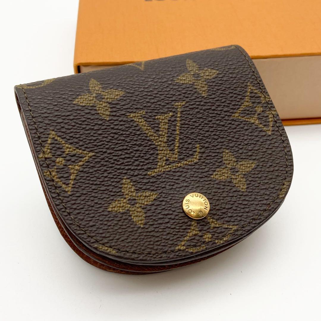 【美品】ルイヴィトン ケース モノグラム ポルトモネ グゼ 小銭入れ