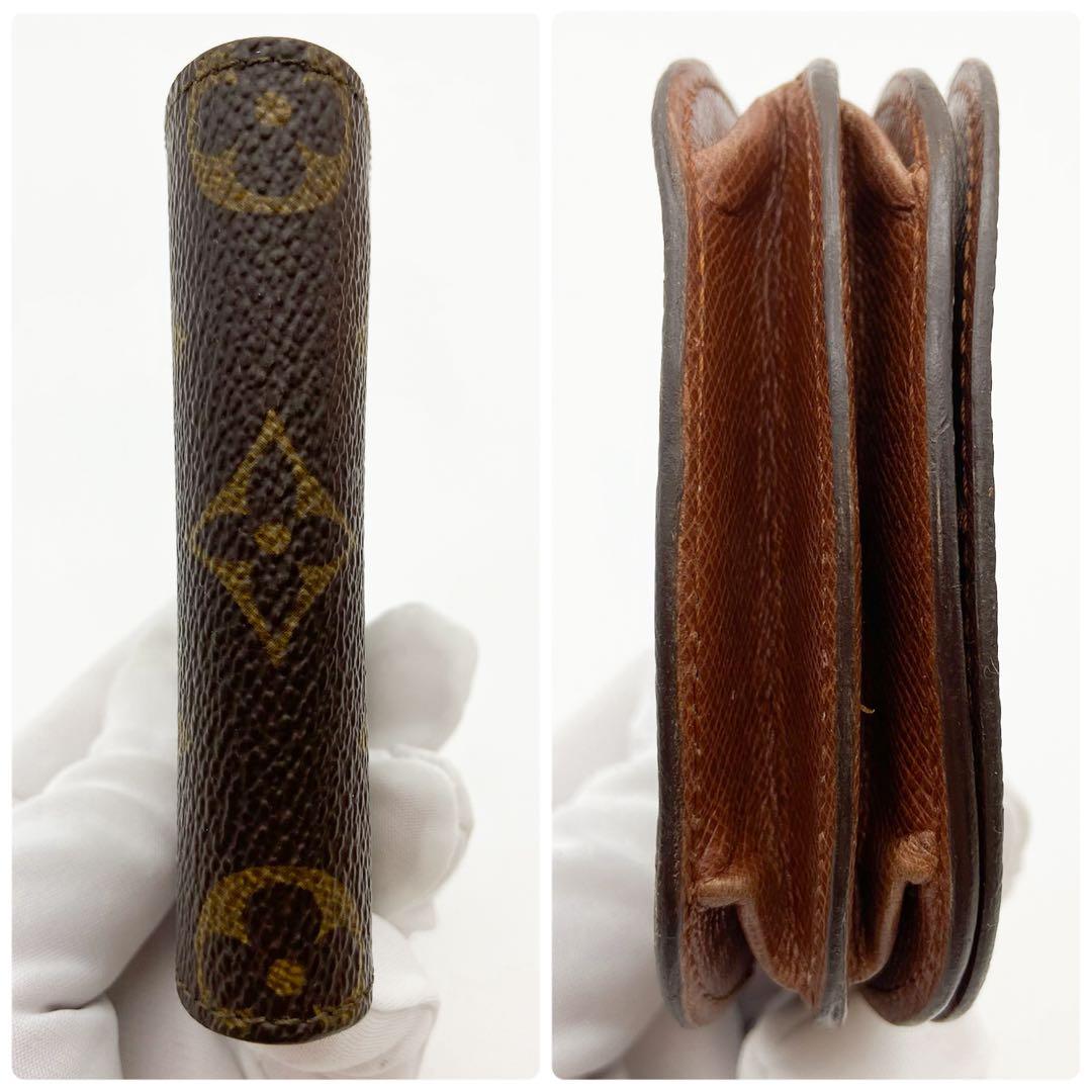 【美品】ルイヴィトン ケース モノグラム ポルトモネ グゼ 小銭入れ