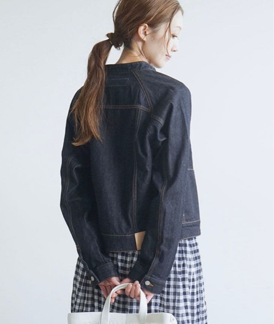 美品si-si-si comfortスースースーコンフォートデニムジャケット36